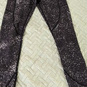 Zyia black reflective pocket light n tight 7/8